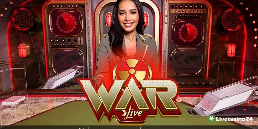 Live Dealer War Action screenshot